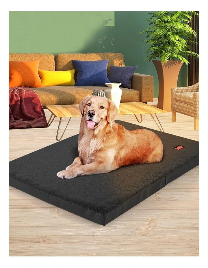 Foldable Pet Bed XL in Black image 2