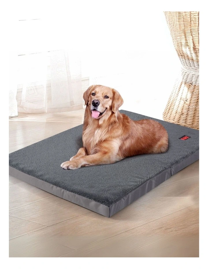 XL Foldable Pet Bed in Grey image 2