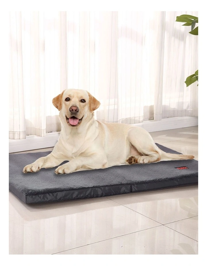 XL Foldable Pet Bed in Grey image 7