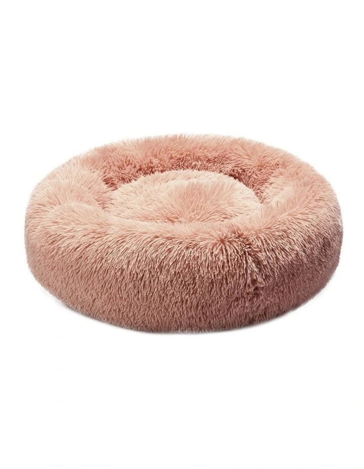 Large Donut Nest Pet Bed in Pink image 1