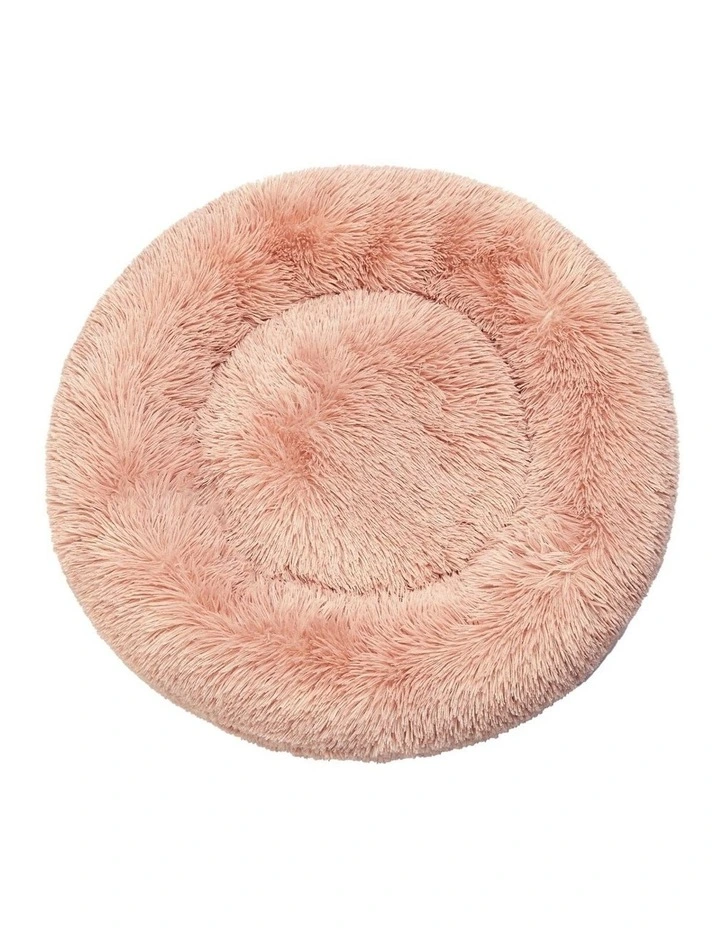 Large Donut Nest Pet Bed in Pink image 4