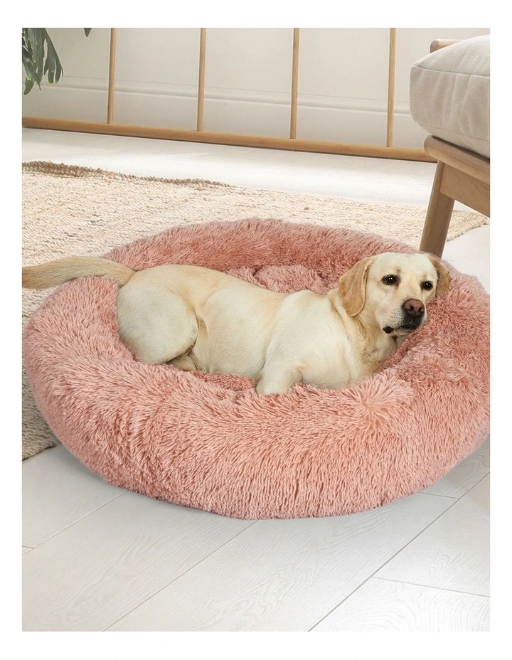 Large Donut Nest Pet Bed in Pink image 7
