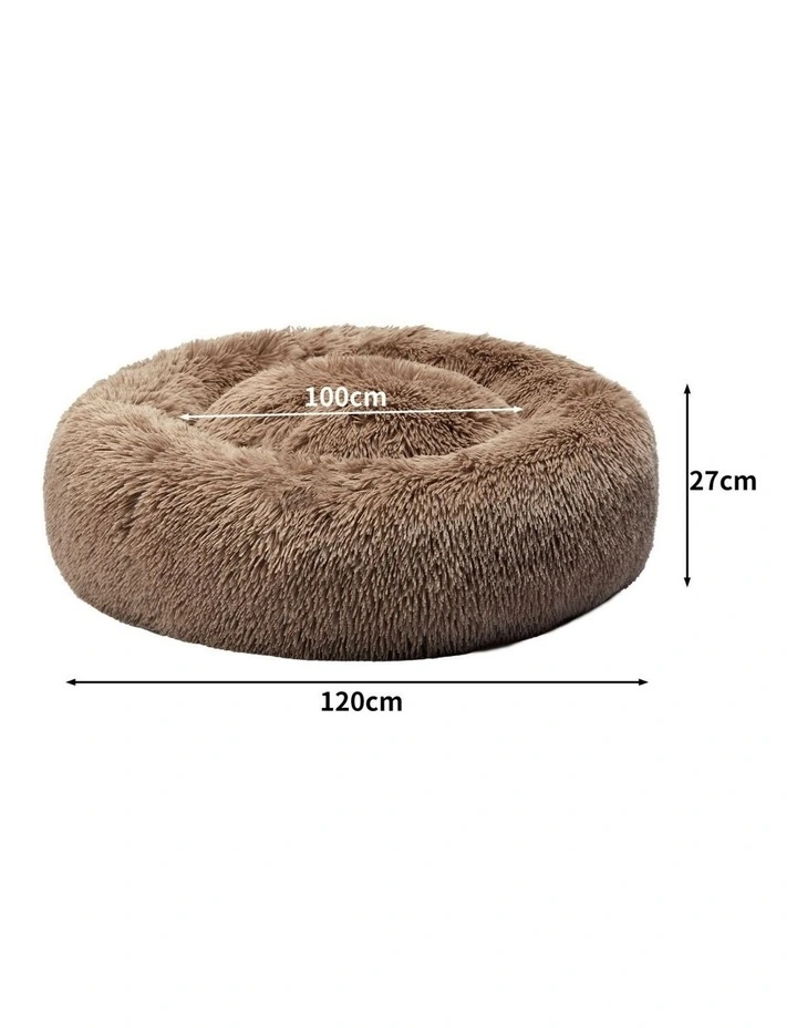 Pet Donut Nest Calming Bed XXXL in Brown image 3