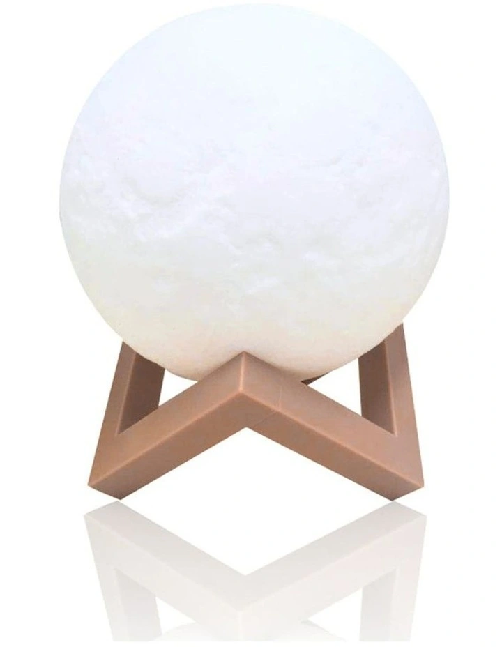 3D Magical USB LED Moon Lamp 15cm in White image 2
