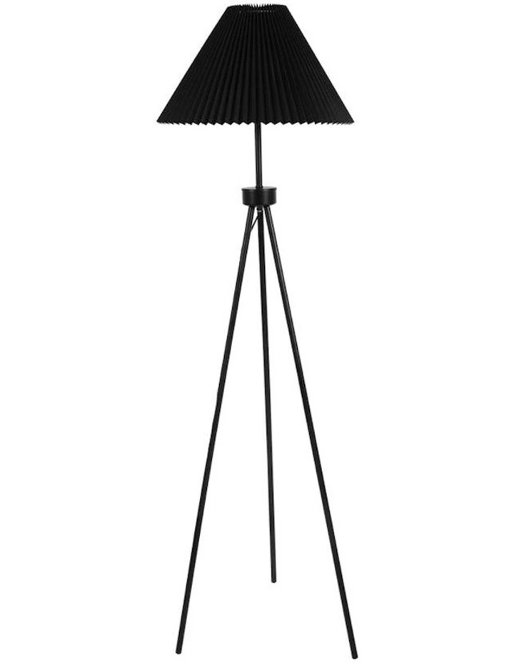 Modern Tripod Floor Lamp in Black image 2