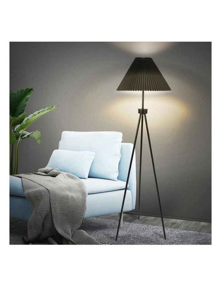 Modern Tripod Floor Lamp in Black image 7