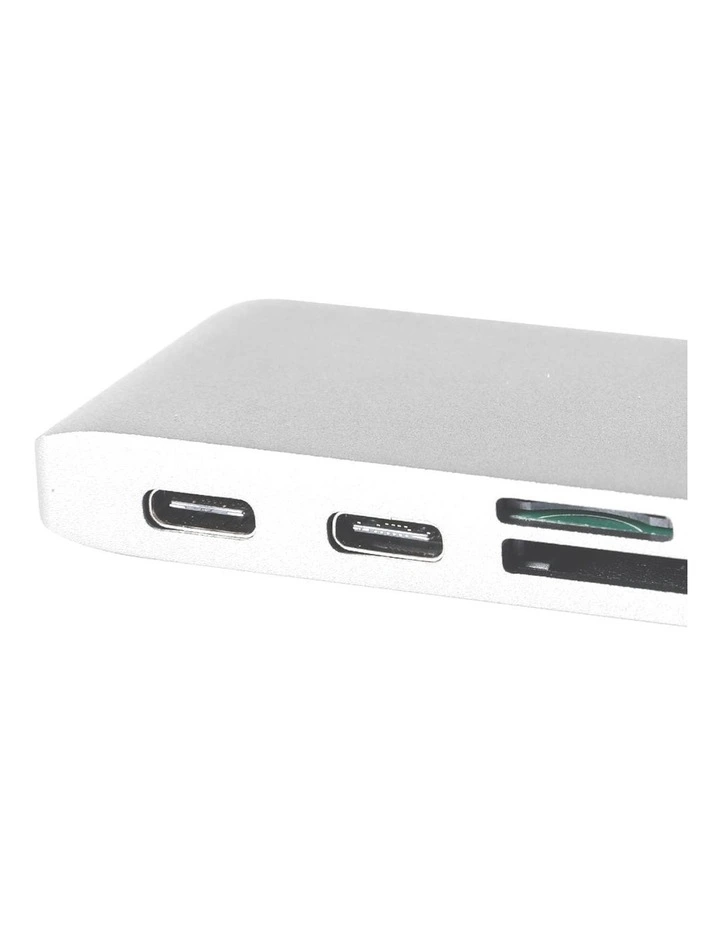 6 Port USB 3.0 Type-C HUB in Silver image 4