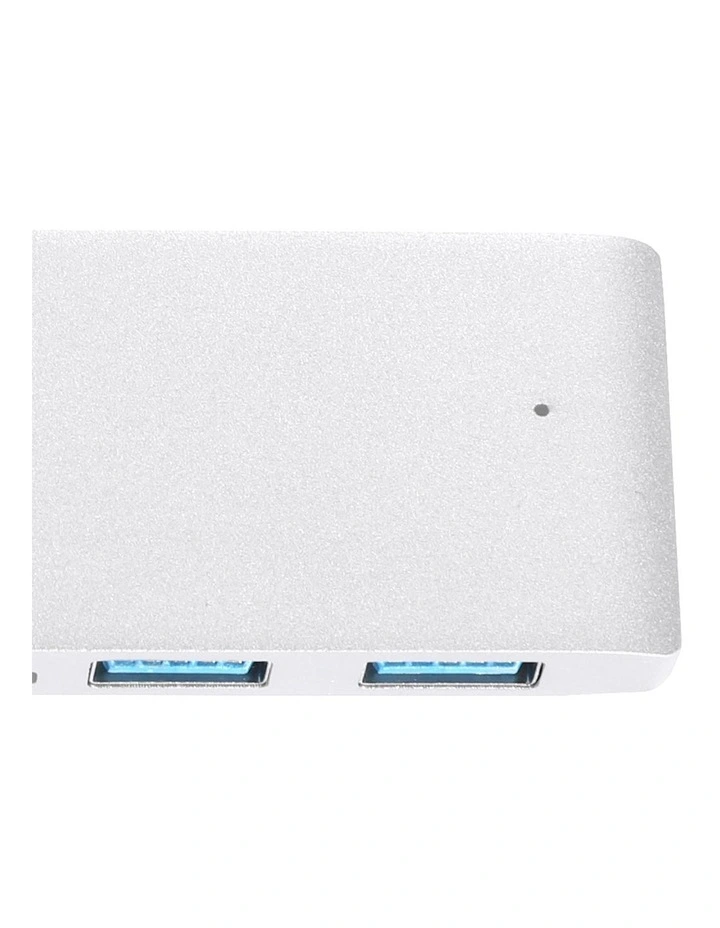 6 Port USB 3.0 Type-C HUB in Silver image 6