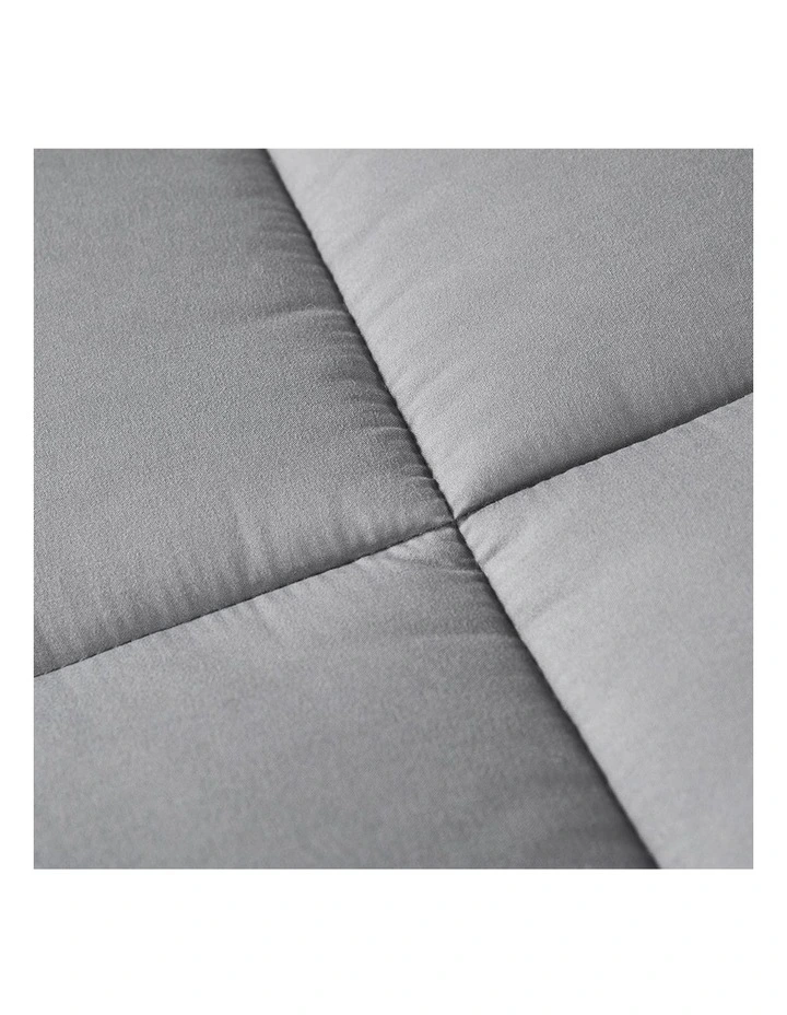 Mattress Topper Protector Cover Double in Grey image 5