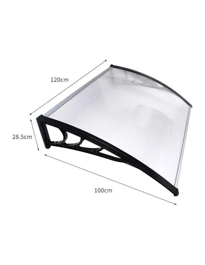Window Door Awning Rain Cover in Transparent image 3