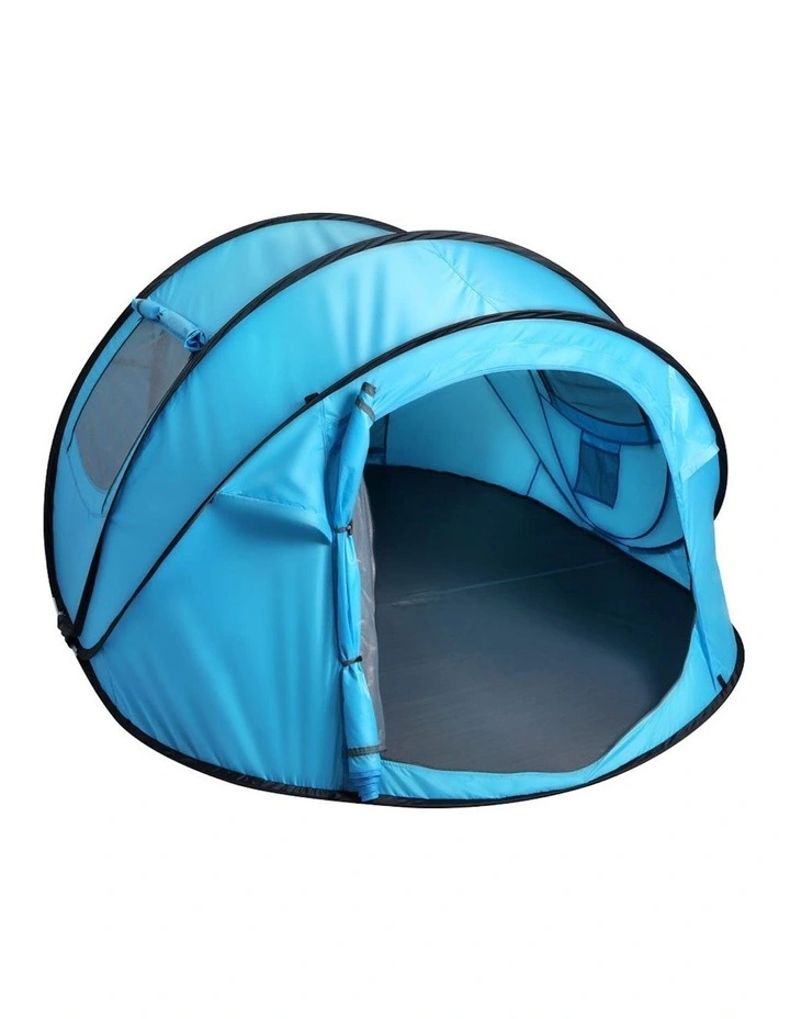 Pop Up Camping Tent in Blue image 1