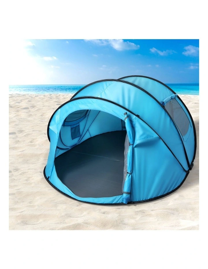 Pop Up Camping Tent in Blue image 7