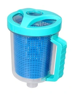 Pool Leaf Canister Suction Catcher Cleaner in Blue