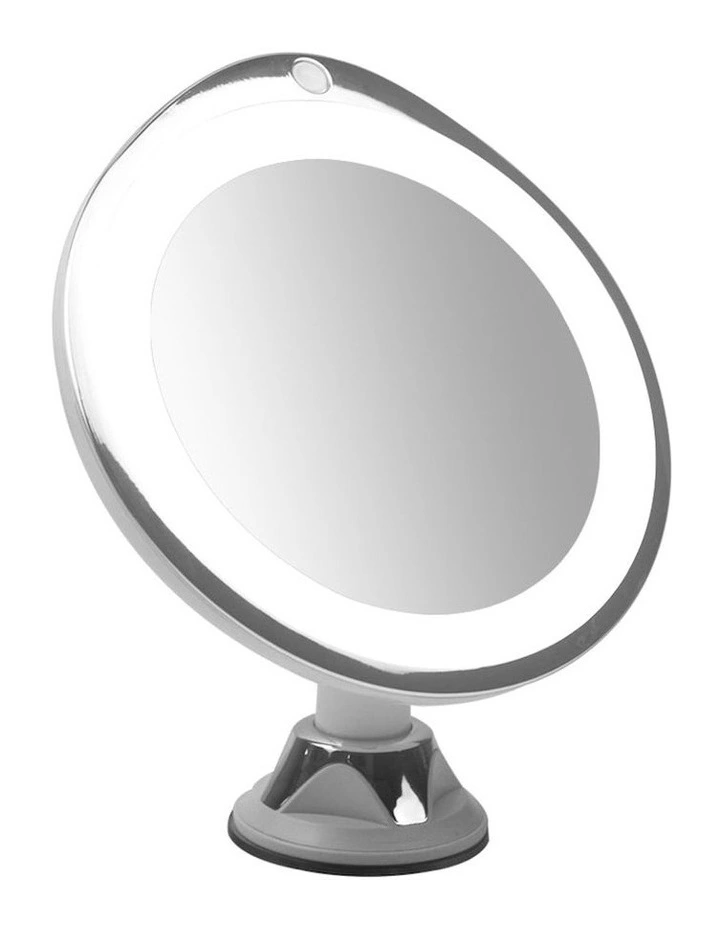 10x Magnifying Makeup LED Mirror in White image 1