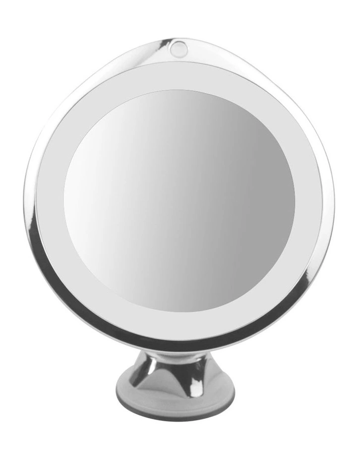 10x Magnifying Makeup LED Mirror in White image 2