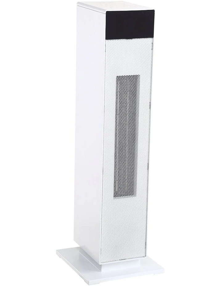 2000W Space Tower Fan Heater in White image 1