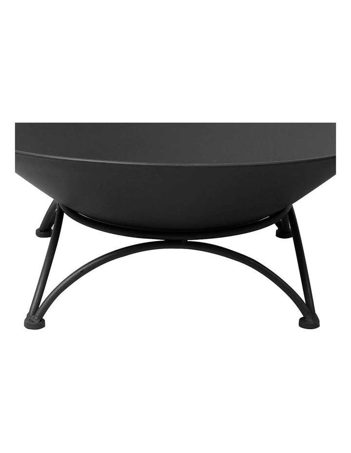2IN1 Outdoor Fire Pit Bowl in Black image 4