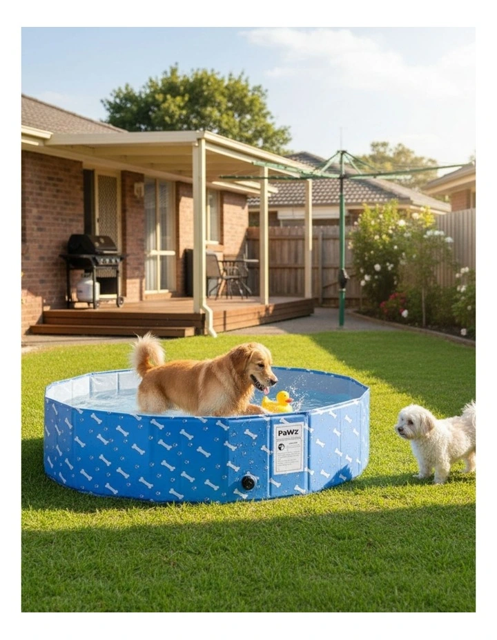 PaWz Blue Folding Pet Swimming Pool L image 2