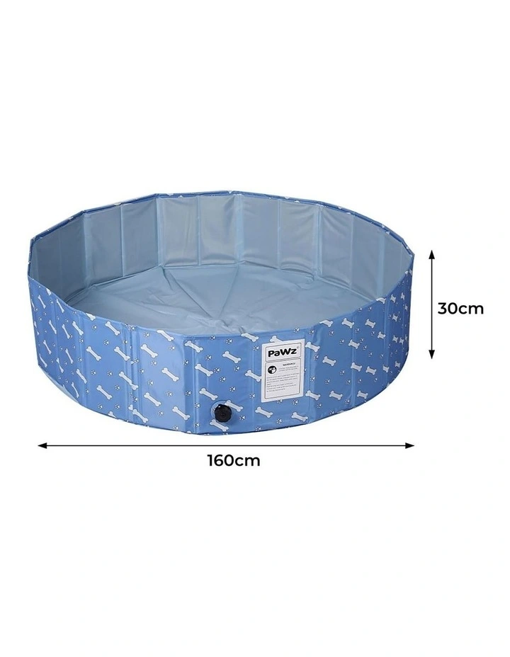 PaWz Blue Folding Pet Swimming Pool L image 3