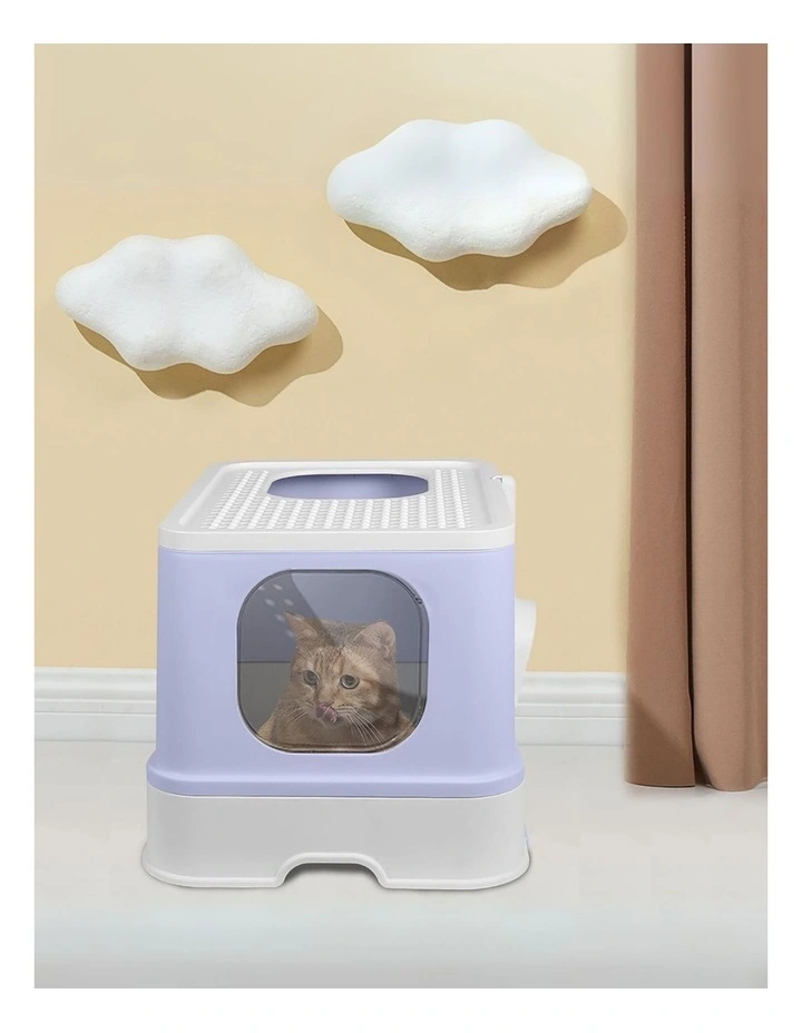 Cat Litter Box in Purple image 2