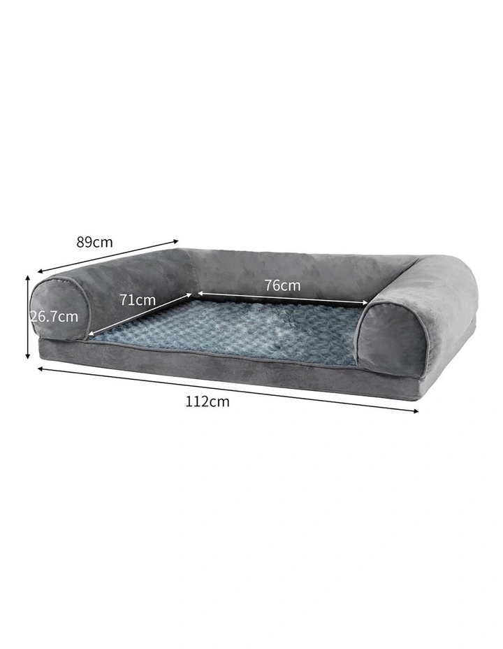 Pet Sofa Bed Cover XL in Grey image 3