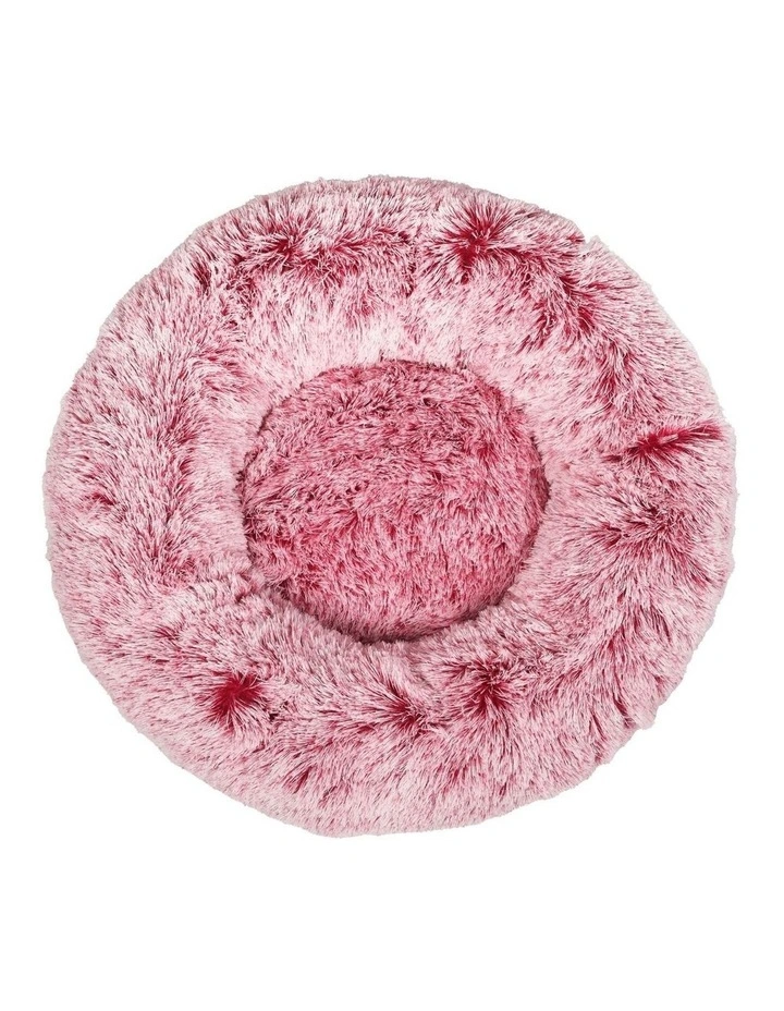 Cat Dog Donut Nest Calming Mattress XL Pet Bed in Pink image 4