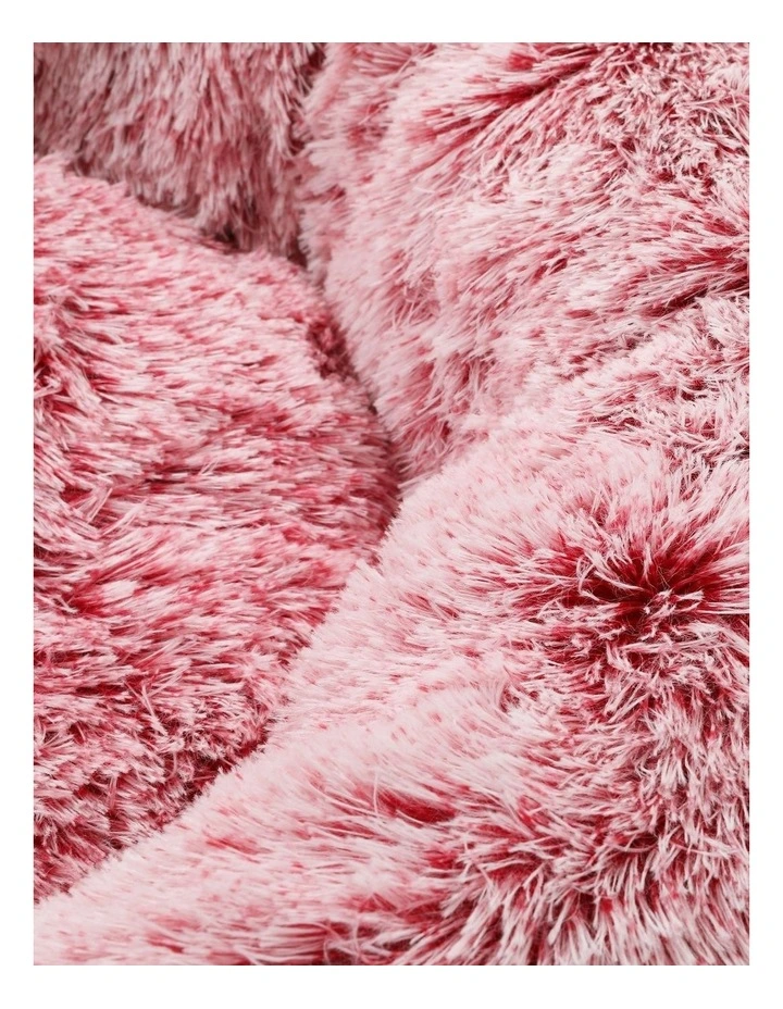 Cat Dog Donut Nest Calming Mattress XL Pet Bed in Pink image 5