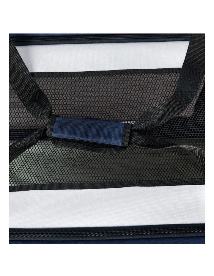 Outdoor Portable Soft Kennel Pet Carrier Bag Medium in Blue image 4