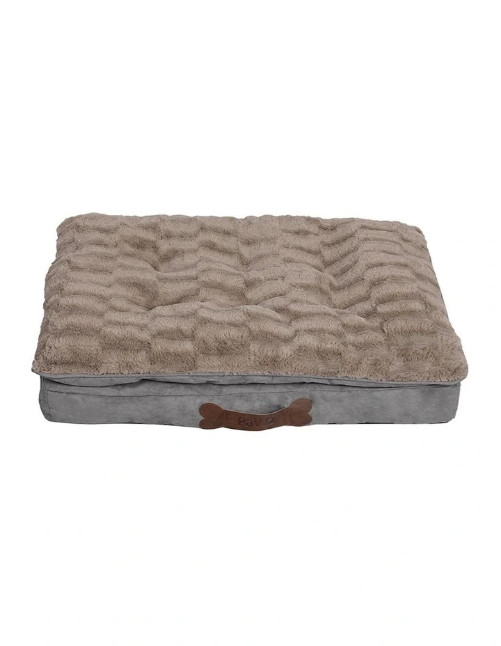 PaWz 107x70x15.6cm Dog Calming Bed In Brown image 2