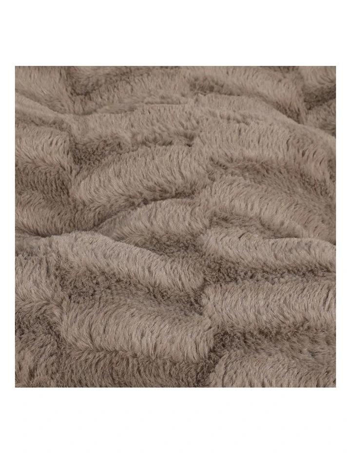 PaWz 107x70x15.6cm Dog Calming Bed In Brown image 4
