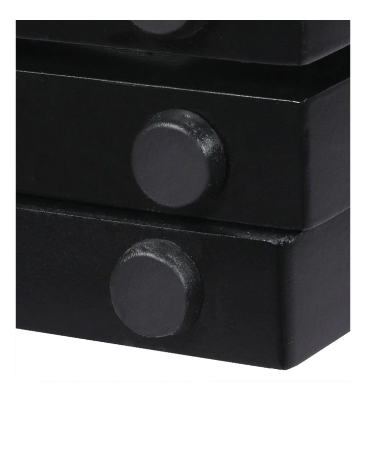3 Panels Wooden Pet Gate in Black image 5
