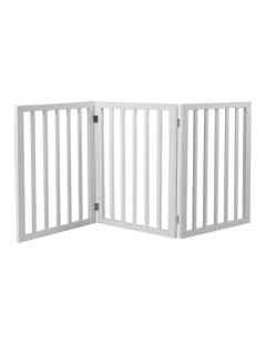 Wooden Pet Gate in White
