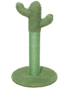 Cactus Cat Scratching Post in Green