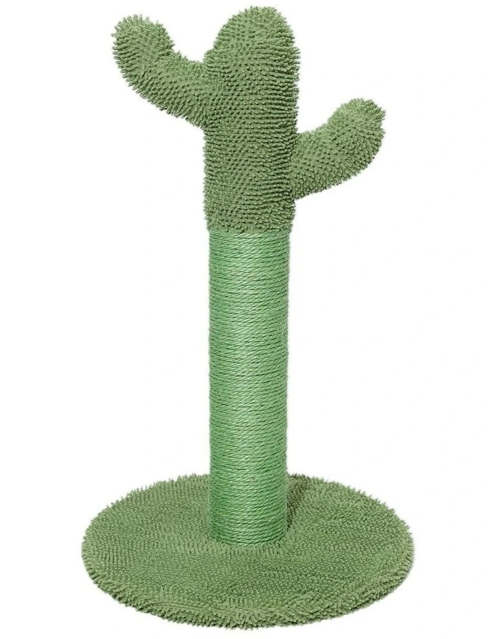 Cactus Cat Scratching Post in Green image 1