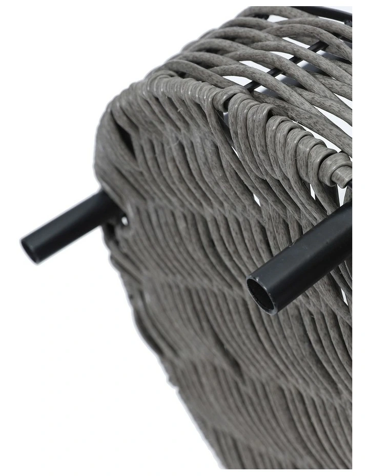 Rattan Pet Bed in Black image 5