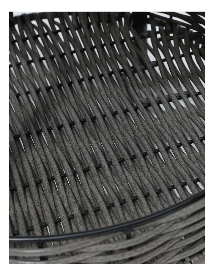 Rattan Pet Bed in Black image 6