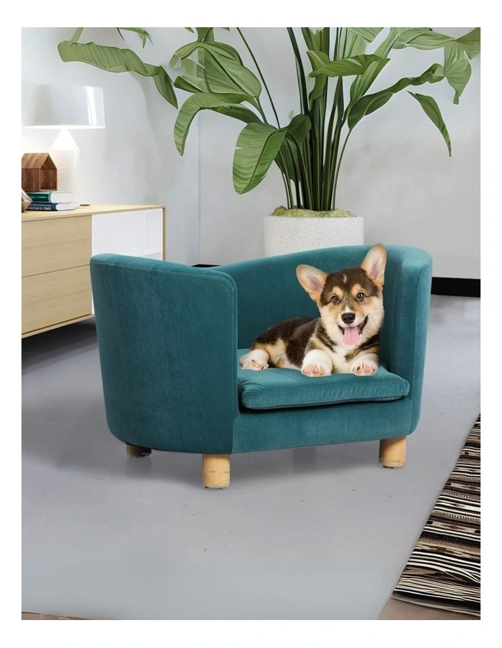 Pet Sofa Bed in Blue image 2