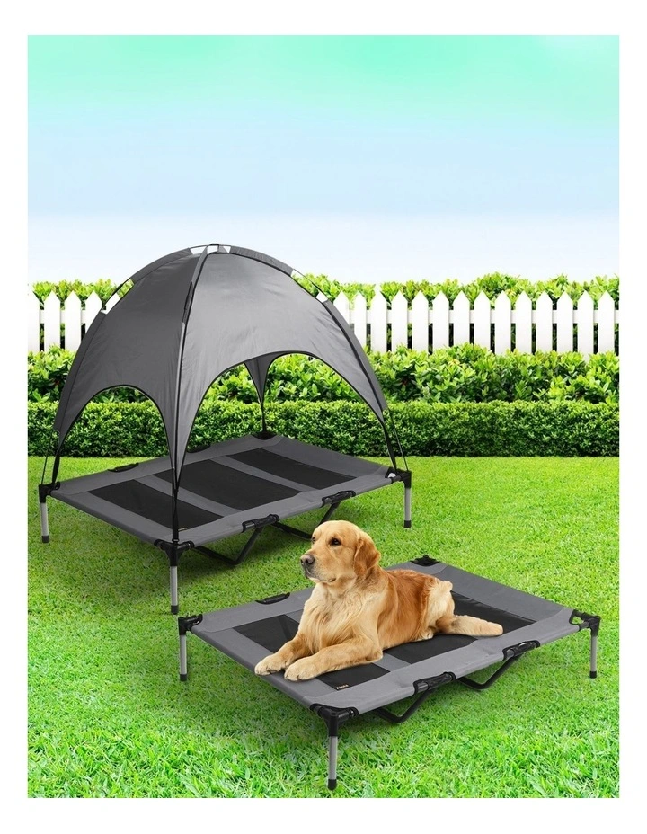 Pet Trampoline Bed in Grey image 2
