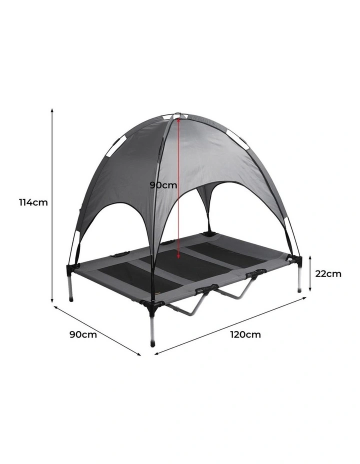 Pet Trampoline Bed in Grey image 3