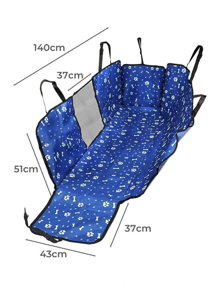 Pet Back Car Seat Cover in Blue image 3