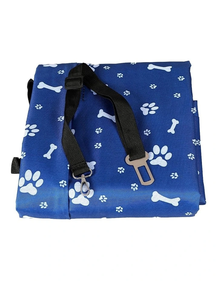 Pet Back Car Seat Cover in Blue image 5