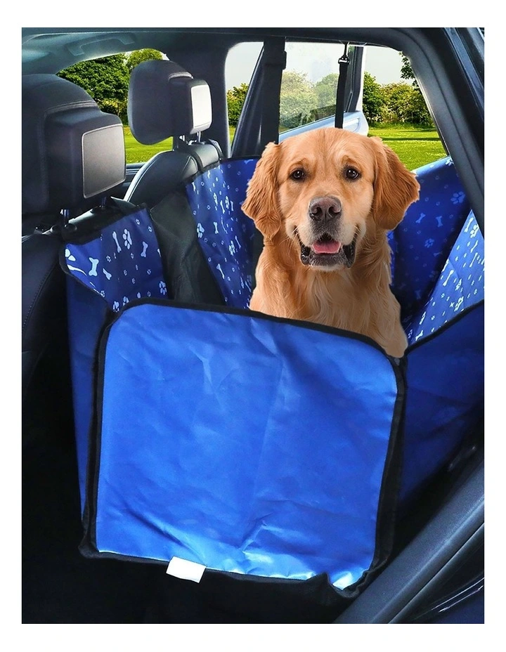 Pet Back Car Seat Cover in Blue image 7