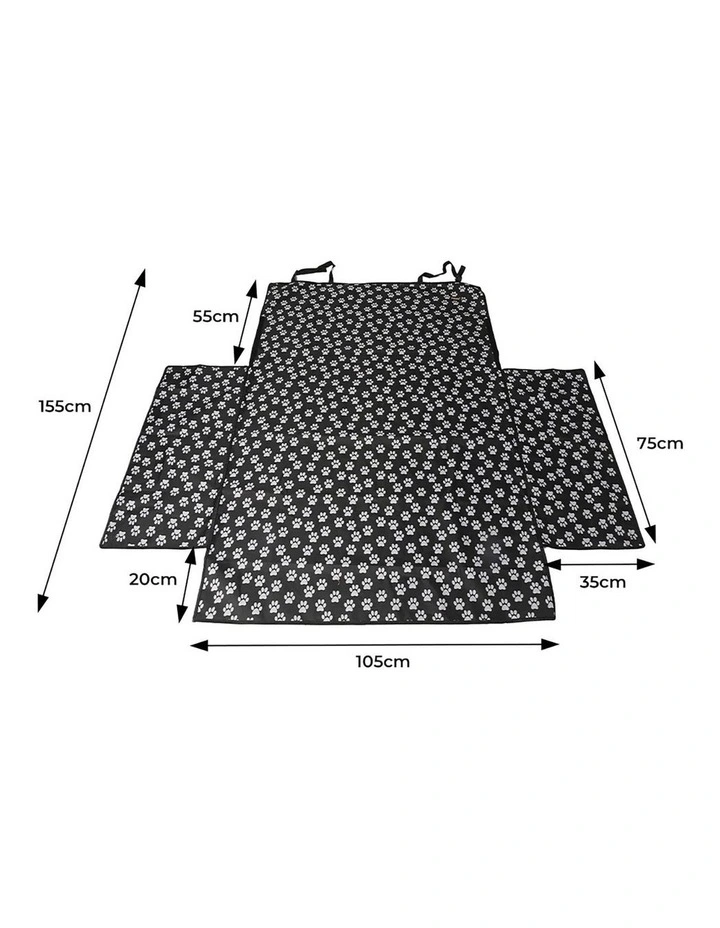Pet Boot Car Seat Cover in Black image 3