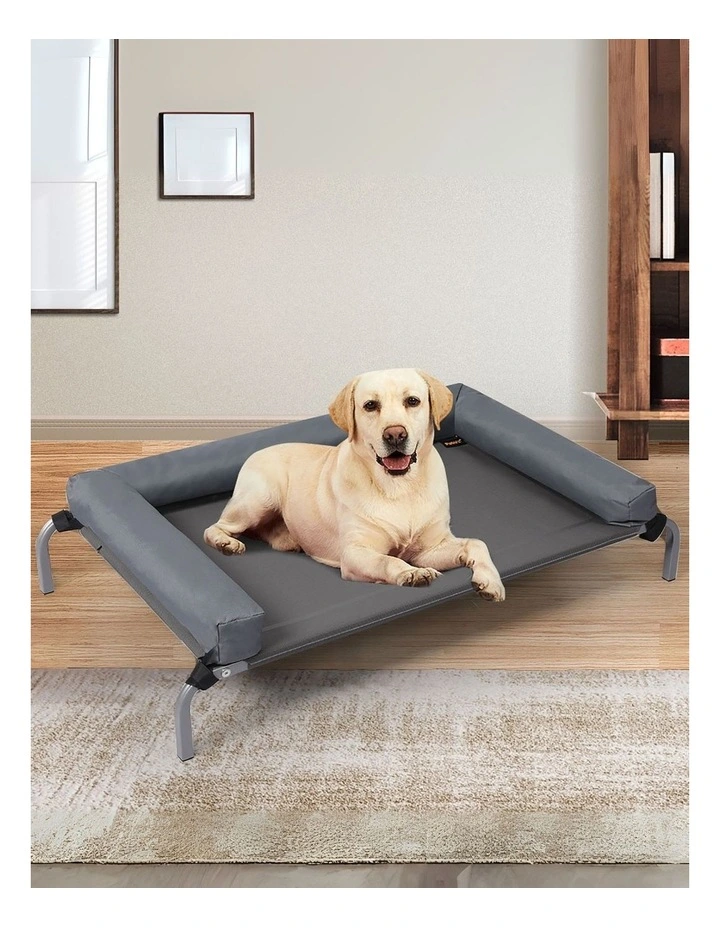 Elevated Pet Bed in Grey image 2