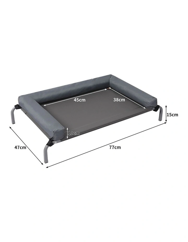 Elevated Pet Bed in Grey image 3