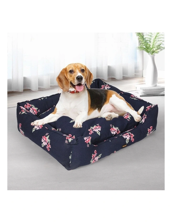 Dog Calming Bed in Blue image 7