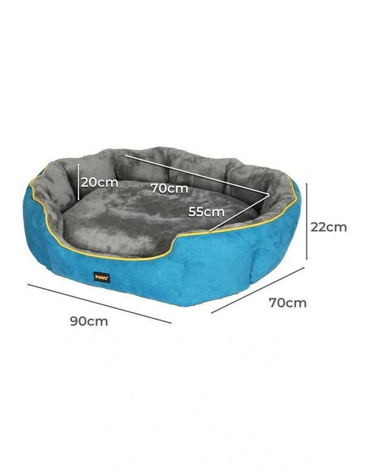 Electric Pet Heater Bed L in Blue image 3