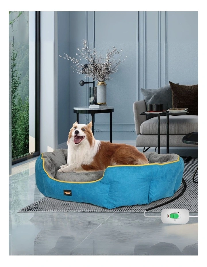Electric Pet Heater Bed L in Blue image 7