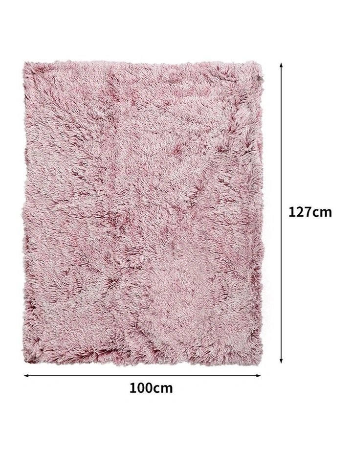 Soft Plush Dog Blanket Large in Pink image 3