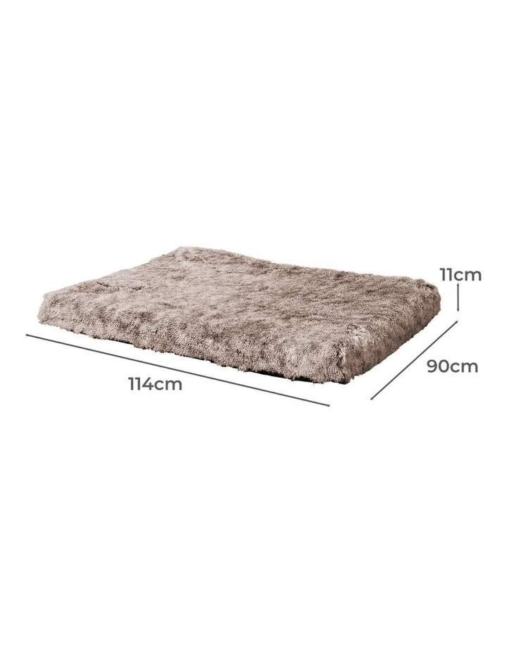 Dog Mat Bed L in Coffee image 3